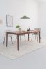 HYGG - Scandinavian dining table, modern walnut wood table | Tables by Mo Woodwork. Item made of oak wood compatible with minimalism and mid century modern style