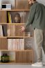MOLL – Solid Oak Wood Bookshelf - Versatile and Multi-functi | Book Case in Storage by Mo Woodwork. Item composed of oak wood in minimalism or mid century modern style