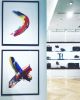 "Flag" - Abstract interpretations of the Tommy Hilfiger logo | Oil And Acrylic Painting in Paintings by Justin W. Cox | Tommy Hilfiger in London. Item composed of canvas