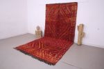 Red Vintage Moroccan Rug 6.3 x 13 ft - Berber Wool Rug Boho | Area Rug in Rugs by BerberHand. Item made of wool works with boho style