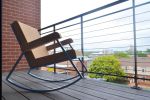 Lisbon Rocker | Rocking Chair in Chairs by Eugene Stoltzfus | Urban Exchange in Harrisonburg. Item composed of wood & steel