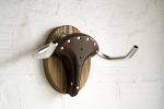 Bicycle Taxidermy "American Buffalo" | Hook in Hardware by THE IRON ROOTS DESIGNS. Item composed of leather