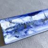 Ceramic Serving Platter L | Rectangular Plate | Blue White | Ceramic Plates by Hideyo. Item composed of ceramic in contemporary or japandi style