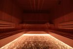 Luxury Sauna | Tiles by ASB GlassFloor | Sportpark Ostra in Dresden. Item composed of glass