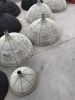 The Mud Beaded Dome © | Pendants by Mud Studio, South Africa. Item made of stoneware