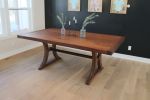 Expandable Dakota Dining Table | Tables by Lumber2Love. Item composed of oak wood in mid century modern or contemporary style