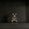 Tiny Stainless Steel Bear 'Tony' | Sculptures by IRENA TONE. Item composed of steel in minimalism or art deco style