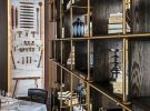 Collector's Shelving Partition | Storage by Amuneal | Gibsons Italia in Chicago. Item made of wood with metal