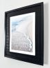 Framed Croc-Embossed Leather Mat Board | Custom Sizing Avail | Decorative Frame in Decorative Objects by Metal Mingle Studio. Item made of metal with leather works with eclectic & maximalism & art deco style