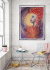 El fuego que me purifica | Oil And Acrylic Painting in Paintings by Elena Parau. Item made of canvas works with contemporary & country & farmhouse style