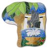 Sunny Day at Stanford University | Public Mosaics by Stacia Goodman Mosaics | Stanford Children's Health | Lucile Packard Children's Hospital Stanford in Palo Alto. Item composed of stone and glass