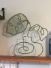 Monstera Leaves | Sculptures by Wired Sculpture Studios | Nature's Medicines Dispensary in Wareham