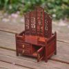 1:10 Scale Heritage Micro-Sculpture Ming Furniture Set I | Ornament in Decorative Objects by Dynasty Artisan. Item composed of wood & metal compatible with contemporary and japandi style