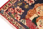 Vintage Gabbeh rug in Red, Blue, and Beige-Brown Pictorials | Area Rug in Rugs by Rug and Kilim