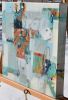 Reflections of The Winter Light - Abstract art - 12 x 12 IN | Oil And Acrylic Painting in Paintings by Cynthia Ligeros. Item made of canvas compatible with mid century modern and contemporary style