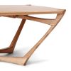 Oak Mistral Coffee Table Modern Sculptural Living Room Table | Tables by Arid. Item made of oak wood works with minimalism & contemporary style