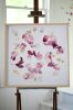Kintsugi Eggshells Magnolia Petals | Mixed Media by Elisa Sheehan. Item composed of maple wood