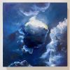 "Into the Blue" | Oil And Acrylic Painting in Paintings by Heather Kocsis. Item works with minimalism & contemporary style