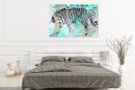 Siberian Tiger III | Oil And Acrylic Painting in Paintings by Irena Orlov. Item composed of canvas