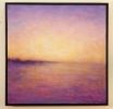 Pink Sky Evening, oil on canvas | Oil And Acrylic Painting in Paintings by Victoria Veedell. Item composed of canvas & synthetic