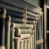 Japandi Geometric Textile Decor | Tapestry in Wall Hangings by Sarmal Design. Item composed of canvas and fiber in minimalism or contemporary style