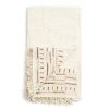 Unah Brown Fully Hand Embroidered Throw | Blanket in Linens & Bedding by Studio Variously. Item made of cotton