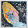 The Man with the Golden Helmet | Oil And Acrylic Painting in Paintings by Jacob von Sternberg Large Abstracts. Item composed of canvas and synthetic