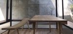 Bent Bench | Benches & Ottomans by Hyfen by HCWD Studio. Item composed of walnut