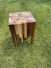 Falling Timber Sculptural Side Table | Tables by JS Universe. Item made of oak wood works with contemporary & eclectic & maximalism style