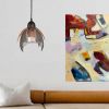 Steel Wire Mesh and Copper Pendant Light  10" t x 8.5"w | Pendants by Anne Lindsay Studio. Item made of copper compatible with contemporary and industrial style