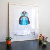 Painting "Above You Is The Queen" | Oil And Acrylic Painting in Paintings by Sandra Mack-Valencia. Item made of paper & synthetic
