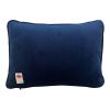 hand-embroidered THANK HEAVEN FOR LITTLE BOYS | Pillow in Pillows by Mommani Threads. Item made of wool works with contemporary & eclectic & maximalism style