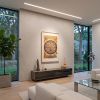 Imperial Yunjin Silk Kalachakra Mandala Thangka | Embroidery in Wall Hangings by Dynasty Artisan. Item made of wood with fabric works with eclectic & maximalism & asian style