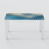 Spring Desk | Tables by Chassie Studio | Upper East Side Apartments in New York. Item composed of aluminum & glass