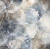 Flowing Abstracted Floral Art in neutral colors | Oil And Acrylic Painting in Paintings by Lynette Melnyk. Item composed of canvas in contemporary or modern style