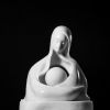 Faith - Strength in The Storm | Sculptures by Qissa | Meraj Ali Choudhari. Item composed of marble in minimalism or contemporary style