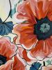 "Time to Play" Floral Poppy Painting | Oil And Acrylic Painting in Paintings by Mandy Martin Art. Item composed of canvas
