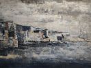 Les Falaises Grises / Free Fales | Oil And Acrylic Painting in Paintings by Sophie DUMONT.. Item made of canvas works with minimalism & contemporary style