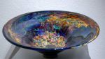 "Orion's Nebula" ~ Custom Blown Glass Sink | Water Fixtures by White Elk's Visions in Glass - Glass Artisan, Marty White Elk Holmes & COO, Jo Pierce