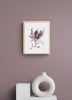 Magnolia No. 53 : Original Ink Painting | Watercolor Painting in Paintings by Elizabeth Becker. Item composed of paper compatible with minimalism and contemporary style