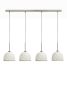 MushLume Linear Chandelier - 4 Shades | Chandeliers by MushLume Lighting
