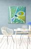 Surface Meeting 4 | Oil And Acrylic Painting in Paintings by Cristina Dalla Valentina. Item composed of canvas in contemporary style