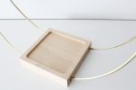 BRAID & WOOD Plant Hanger (Larger) | Plants & Landscape by Braid & Wood Design Studio. Item made of maple wood & cotton