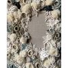 Abstract Ocean Fiber Art | Mixed Media by Helen D Wilde - Ovo Bloom. Item composed of cotton compatible with coastal style