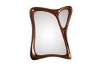 Amorph Jolie Wall Mounted Mirror Walnut Wood | Decorative Objects by Amorph. Item made of wood with glass