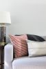 Red Stripe Pillow | Cushion in Pillows by Local Produce Design. Item made of linen