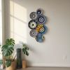 Evil Eye Wall Plates Set Of 7 | Decorative Plate in Decorative Objects by Sarmal Design. Item composed of cotton and synthetic in boho or contemporary style