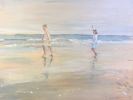 Portrait | Oil And Acrylic Painting in Paintings by Katie Ré Scheidt. Item composed of canvas & synthetic