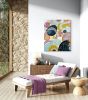 Connections 1 | Oil And Acrylic Painting in Paintings by Cristina Dalla Valentina. Item made of canvas works with boho & contemporary style