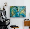 Twists and Turns | Oil And Acrylic Painting in Paintings by Barbara Rubenstein. Item composed of wood